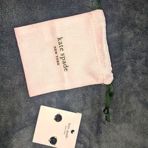 Kate Spade Black Diamond Cubic Zirconia earrings